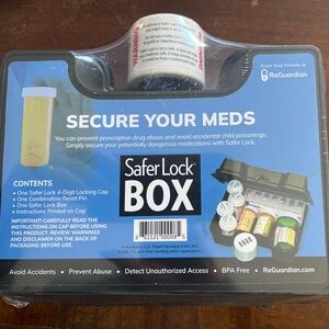 Safer Lock Box with 4-Digit Lock